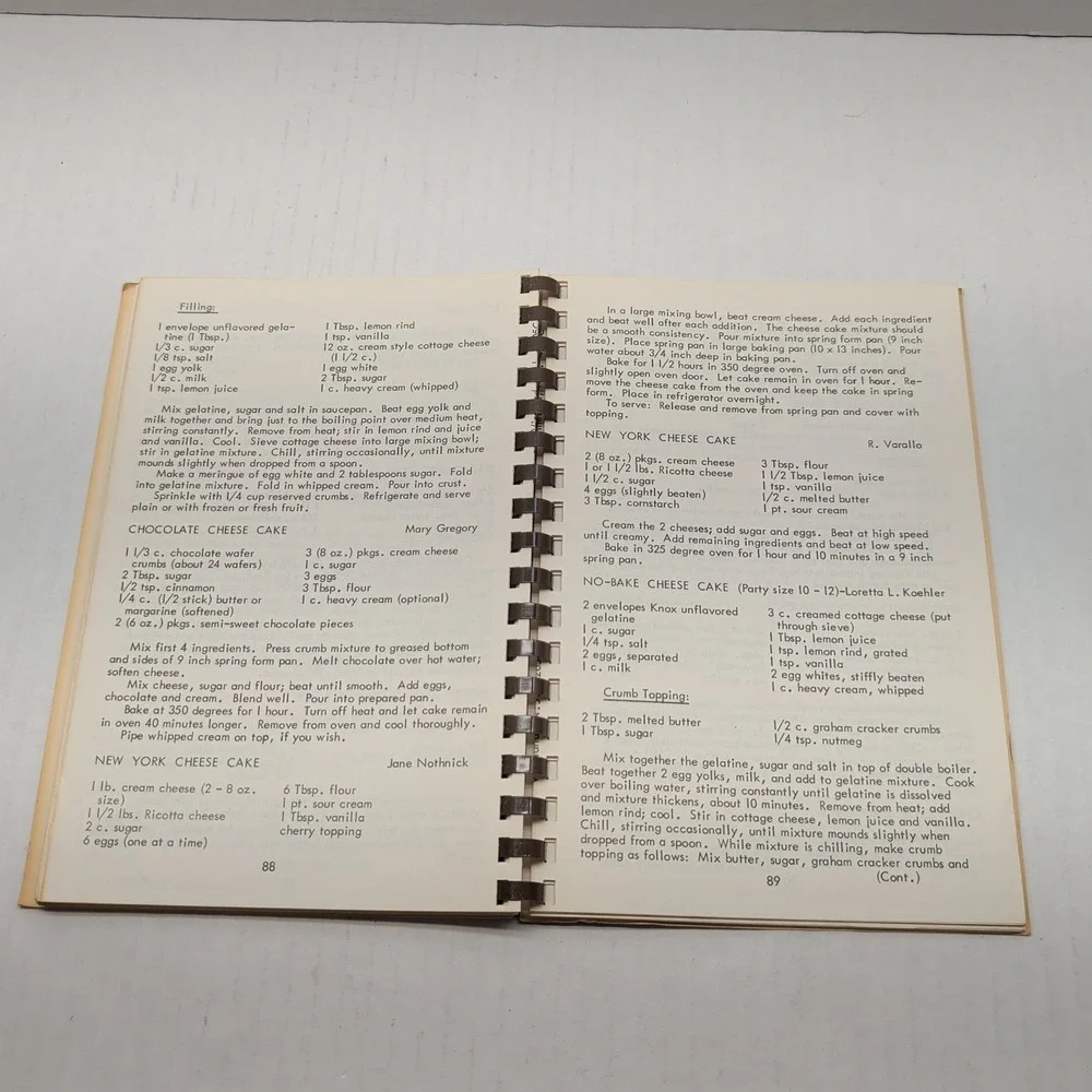 Vintage American Cancer Society Cumberland County NJ Cookbook Hors D'Oeuvres